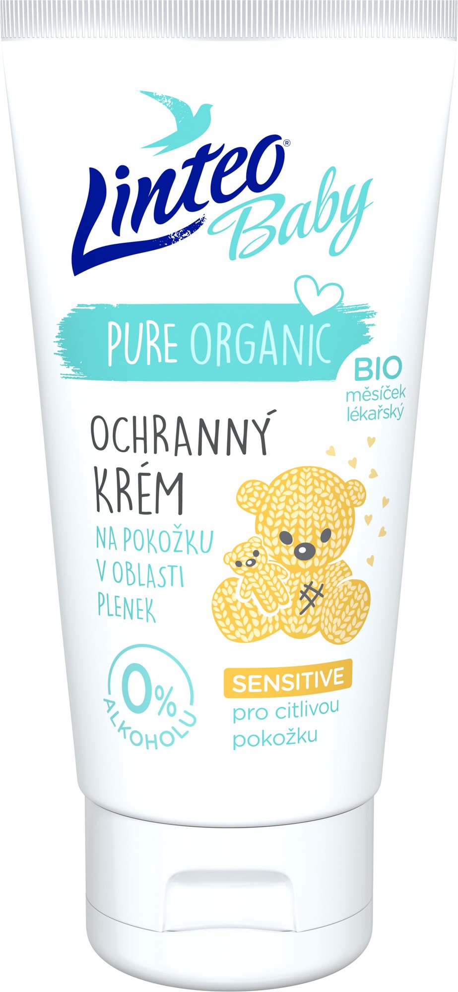 LINTEO BABY Ochranný krém s BIO nechtíkom lekárskym 75 ml