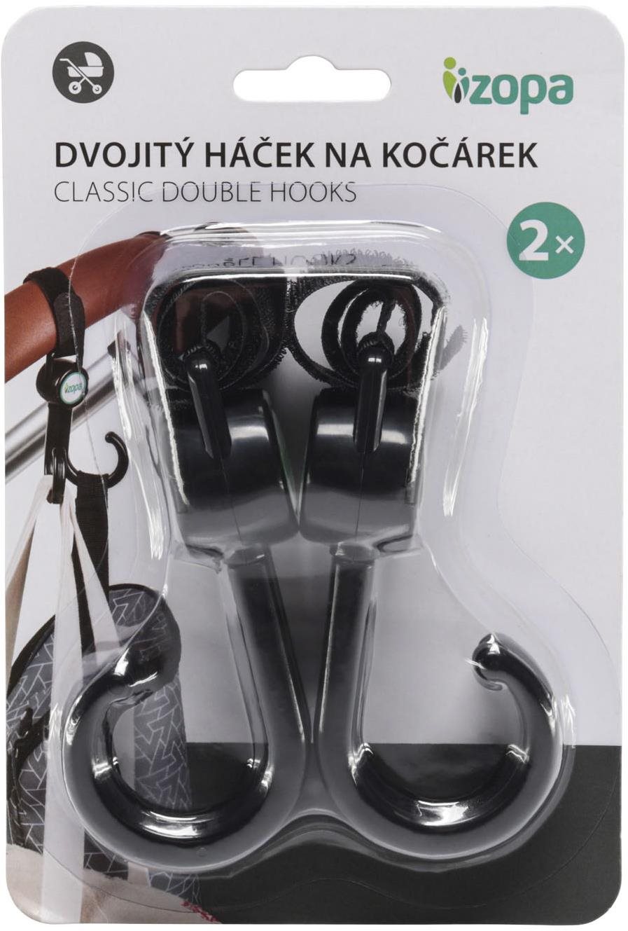 ZOPA dvojitý háčik na kočík 2 ks