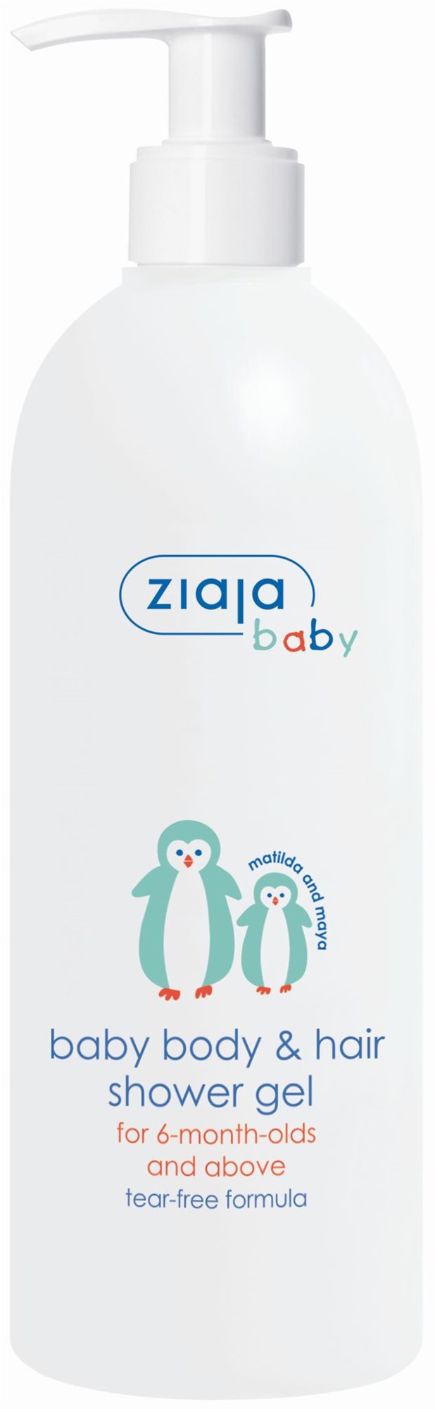 ZIAJA Baby - Hypoalergénny sprchový gél Tučniak, 400 ml