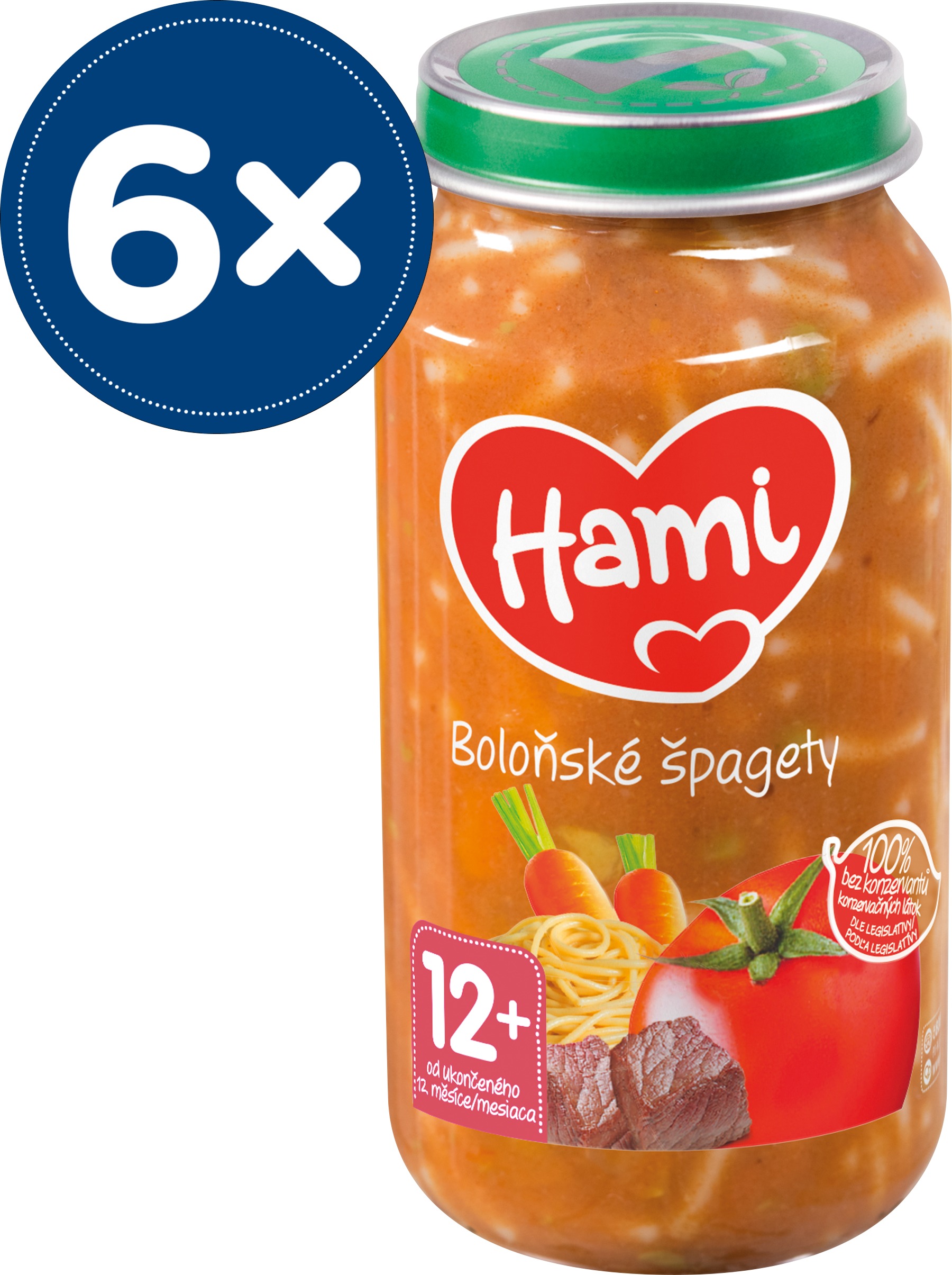 Hami Bolonské špagety 6× 250 g