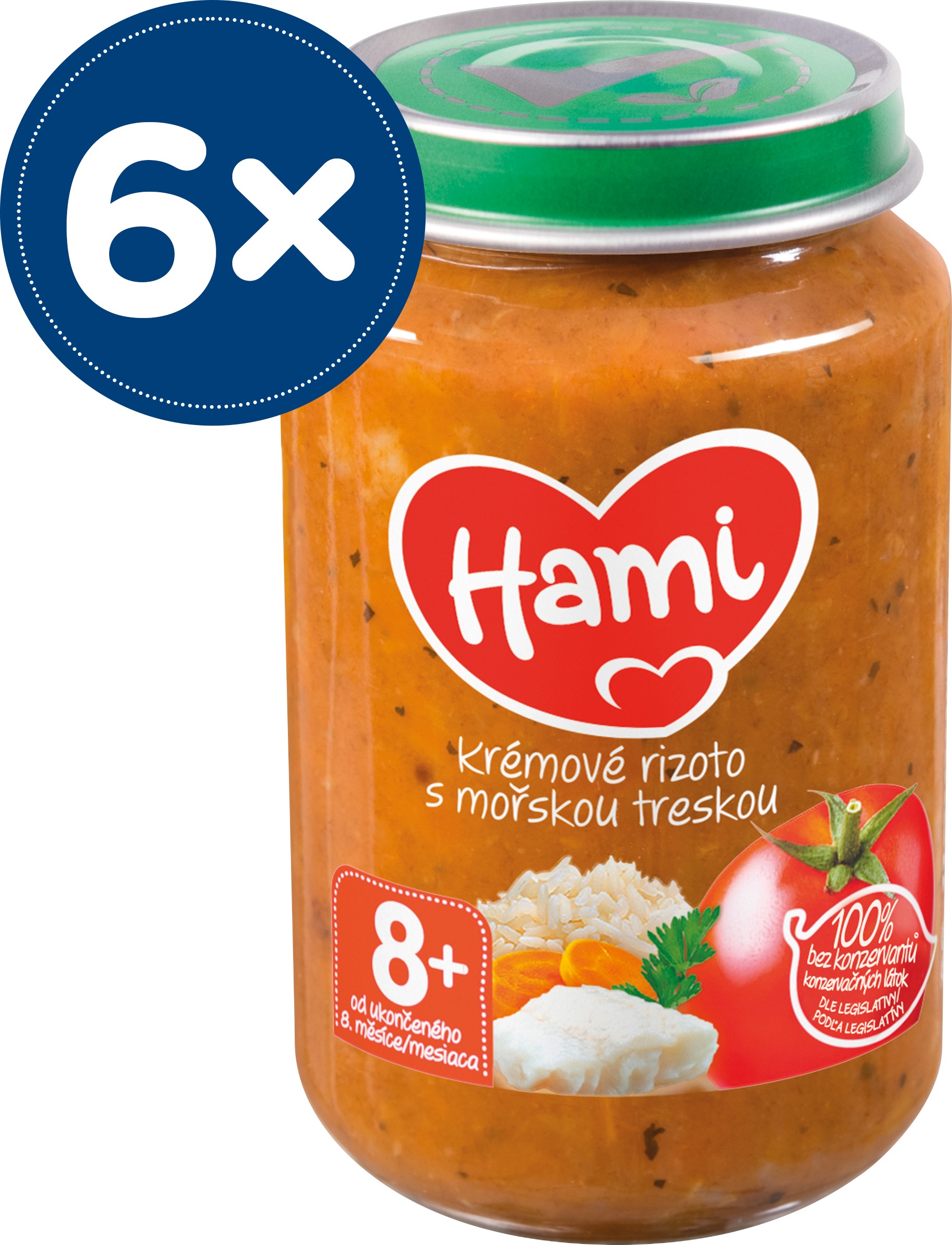 Hami Krémové rizoto s morskou treskou 6× 200 g