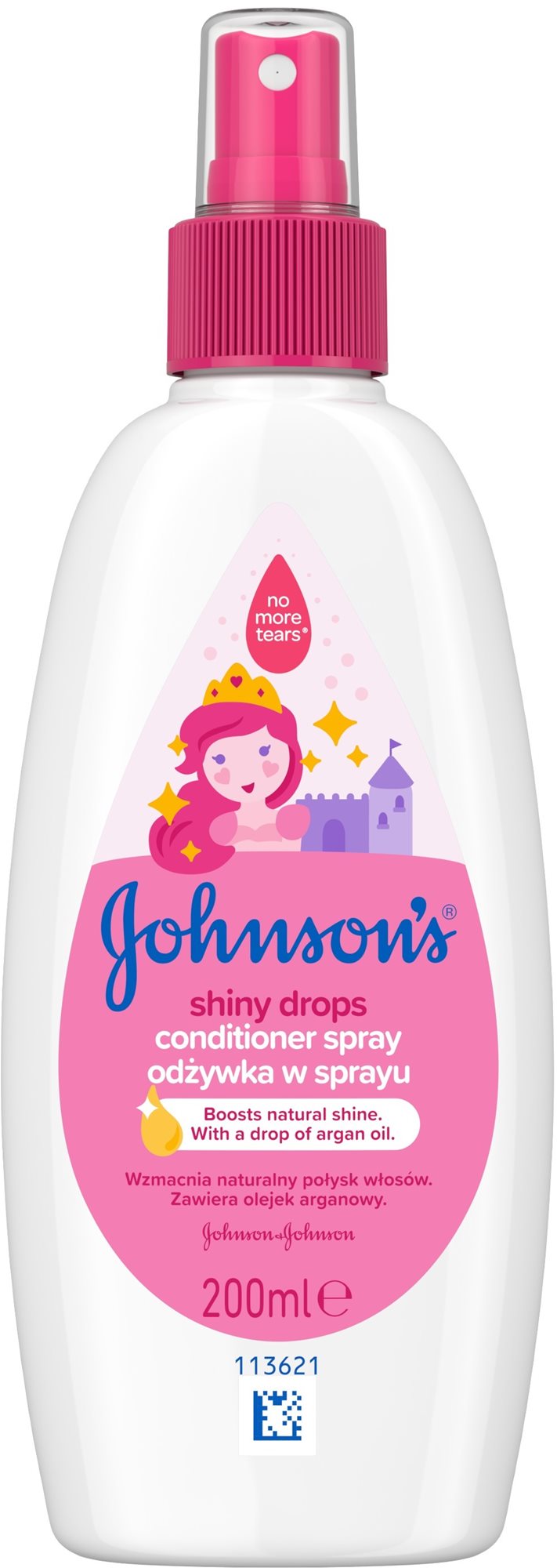 JOHNSON'S BABY Shiny Drops kondicionér v spreji 200 ml
