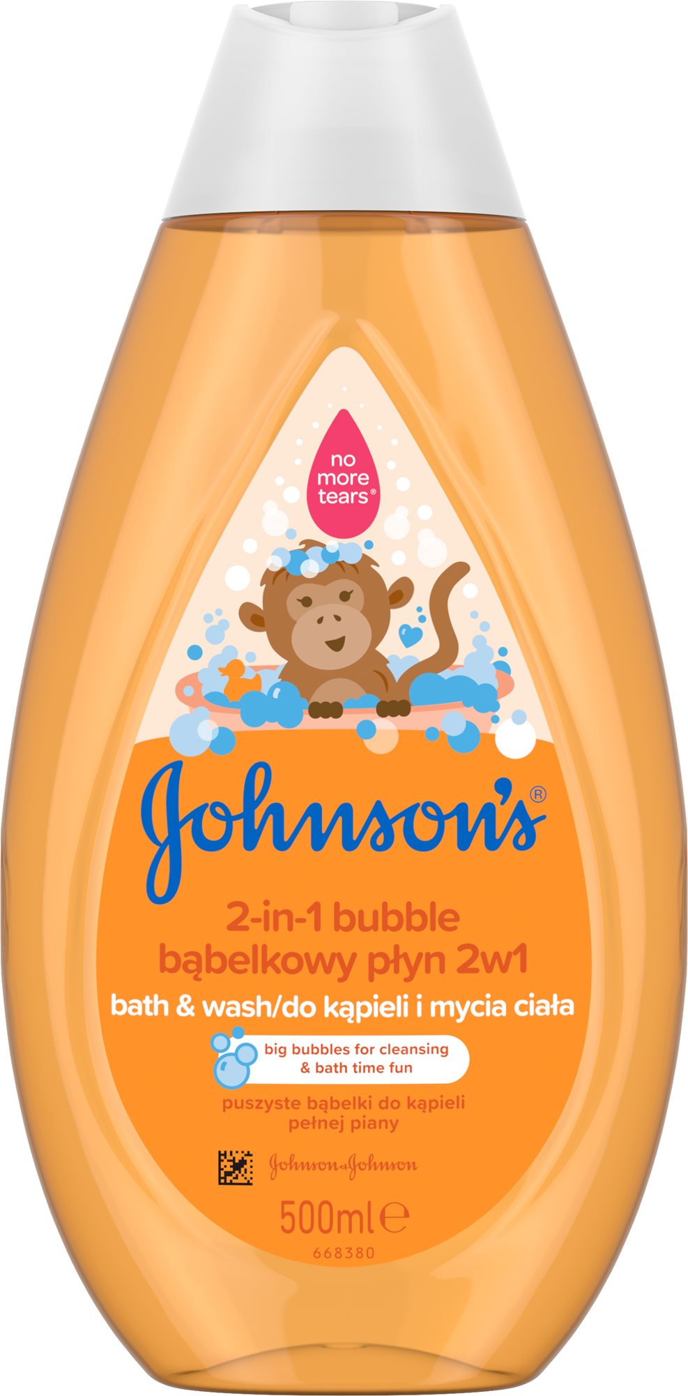 JOHNSON'S BABY 2 in 1 Bubble Bath & Wash 500 ml