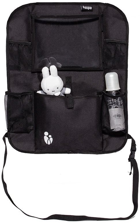 Zopa Organizér na sedadlo + vrecko na tablet, čierná