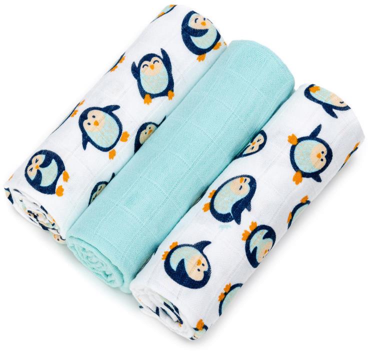 T-TOMI BIO Bambusové plienky Penguins