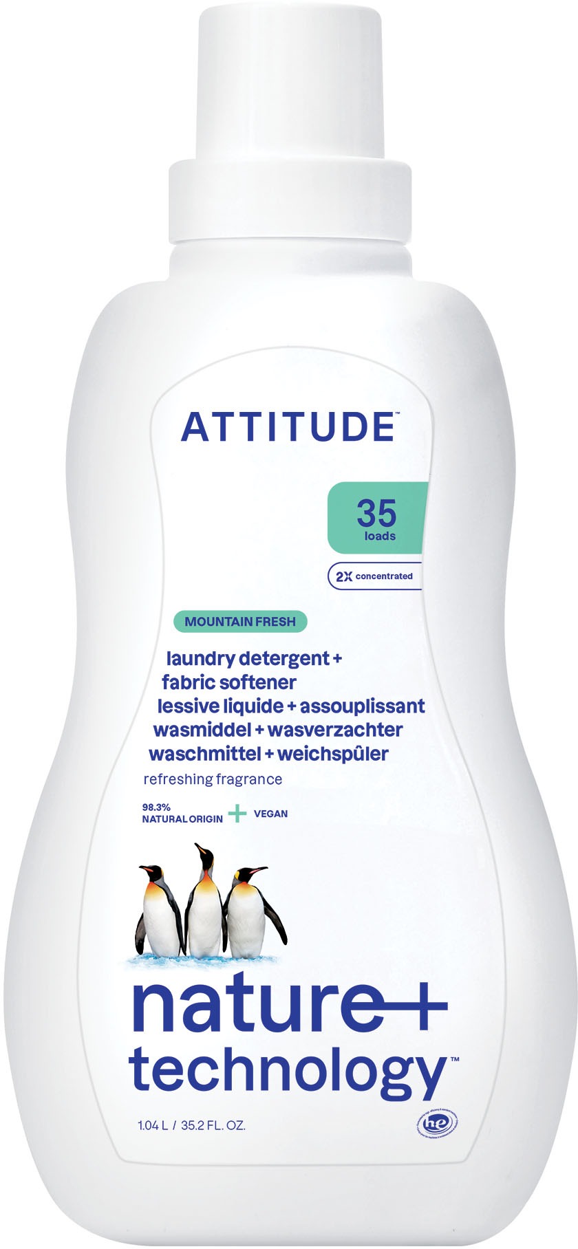 ATTITUDE 2v1 s vôňou Mountain Essentials 1,05 l (35 praní)
