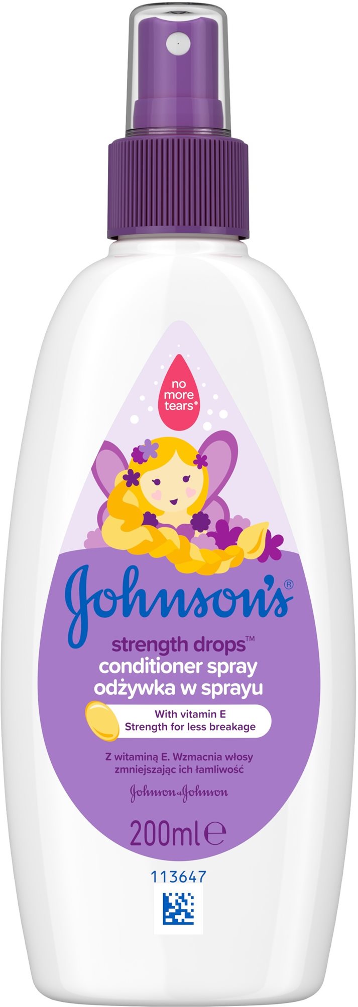 JOHNSON'S BABY Strength Drops posilňujúci kondicionér v spreji 200 ml