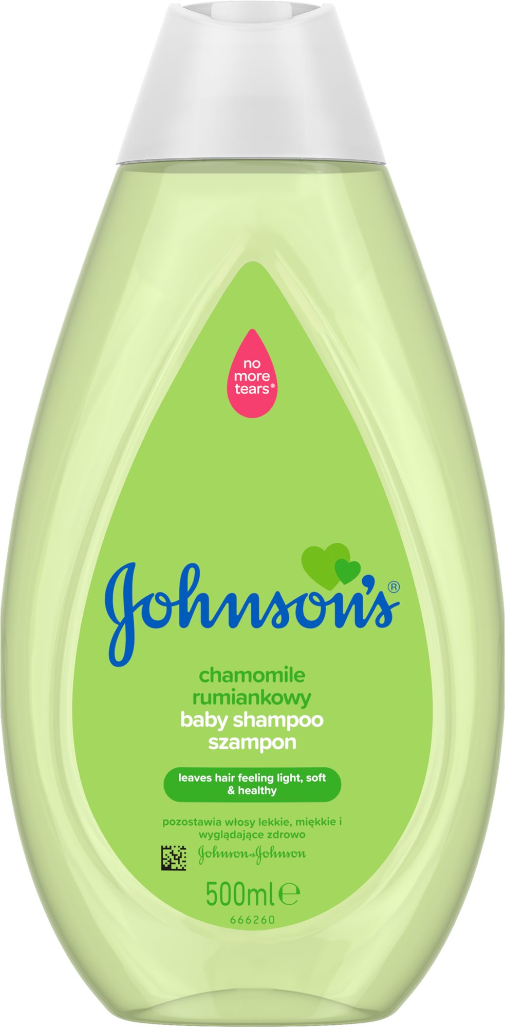 JOHNSON'S BABY detský šampón s harmančekom 500 ml