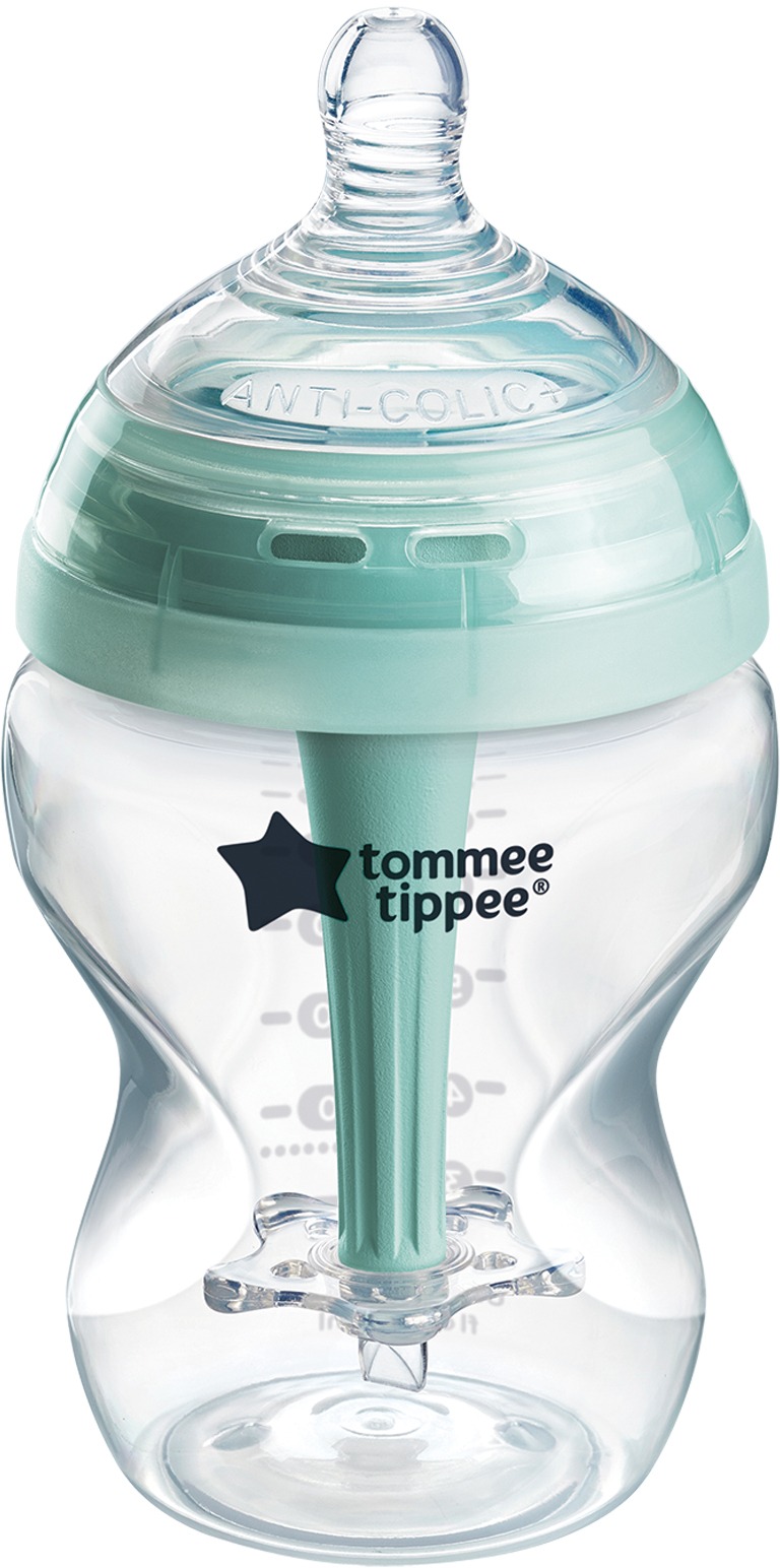 Tommee Tippee ADVANCED ANTI-COLIC Samosterilizačná dojčenská fľaša pomalý prietok 260 ml 0 m+