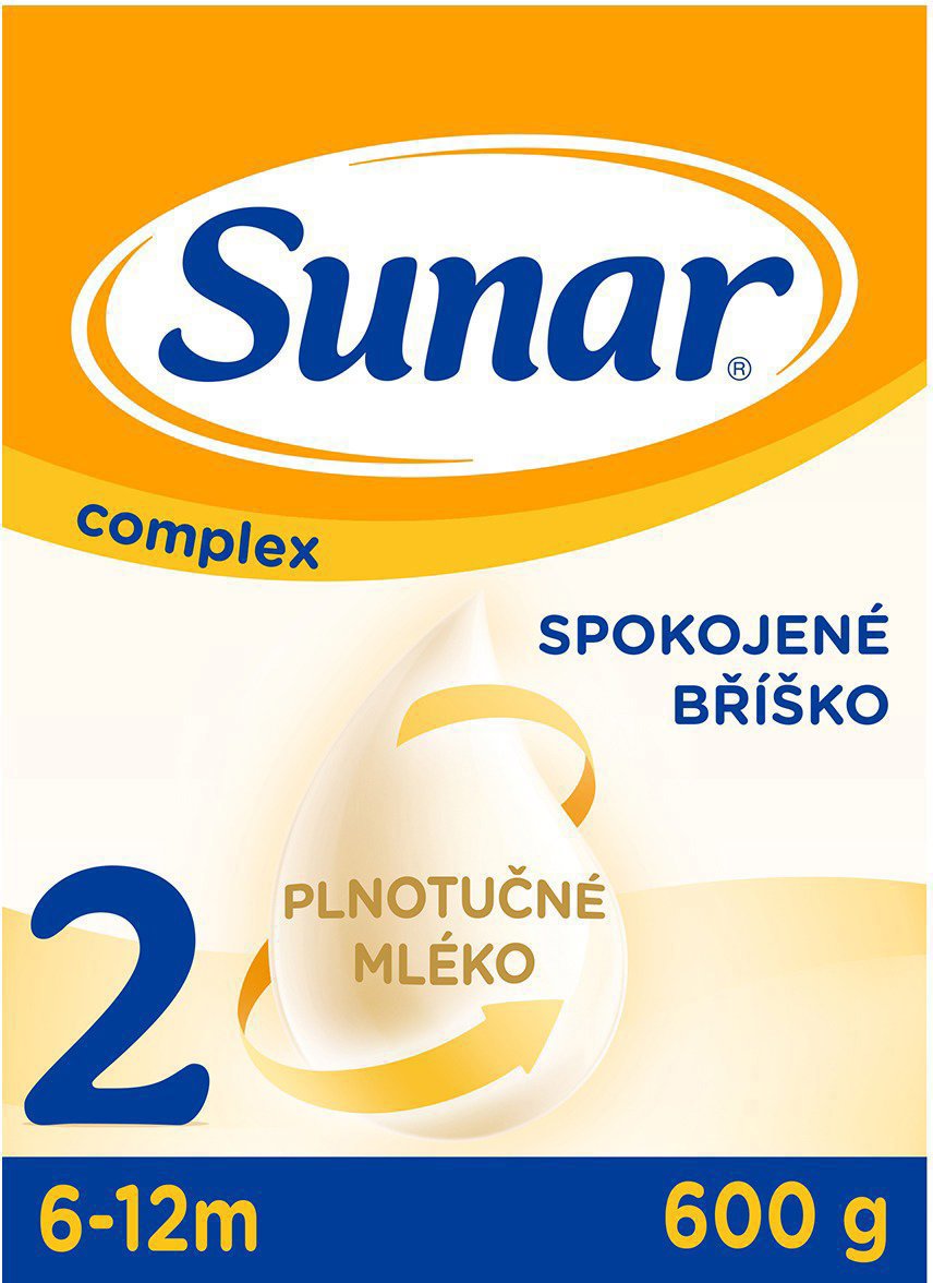 Sunar Complex 2 pokračovacie dojčenské mlieko 600 g