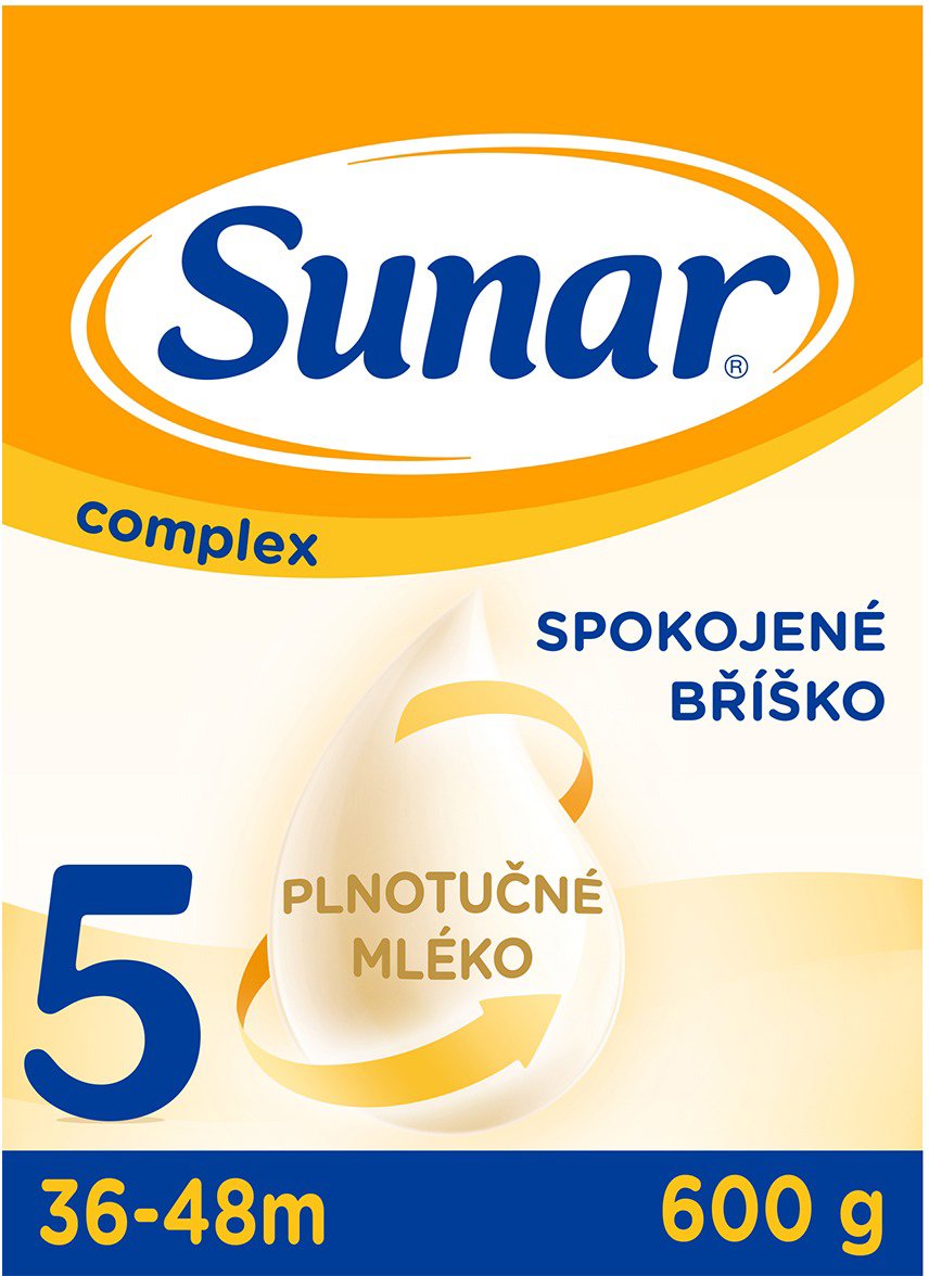 Sunar Complex 5 detské mlieko, 600 g