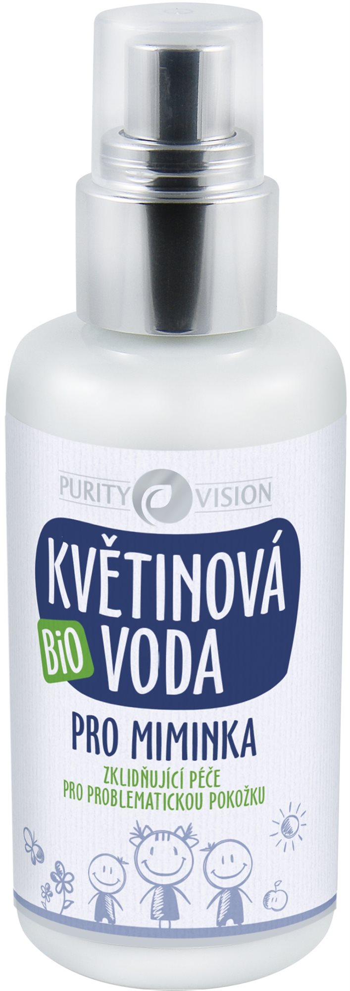 PURITY VISION Bio Kvetinová voda pre bábätká 100 ml
