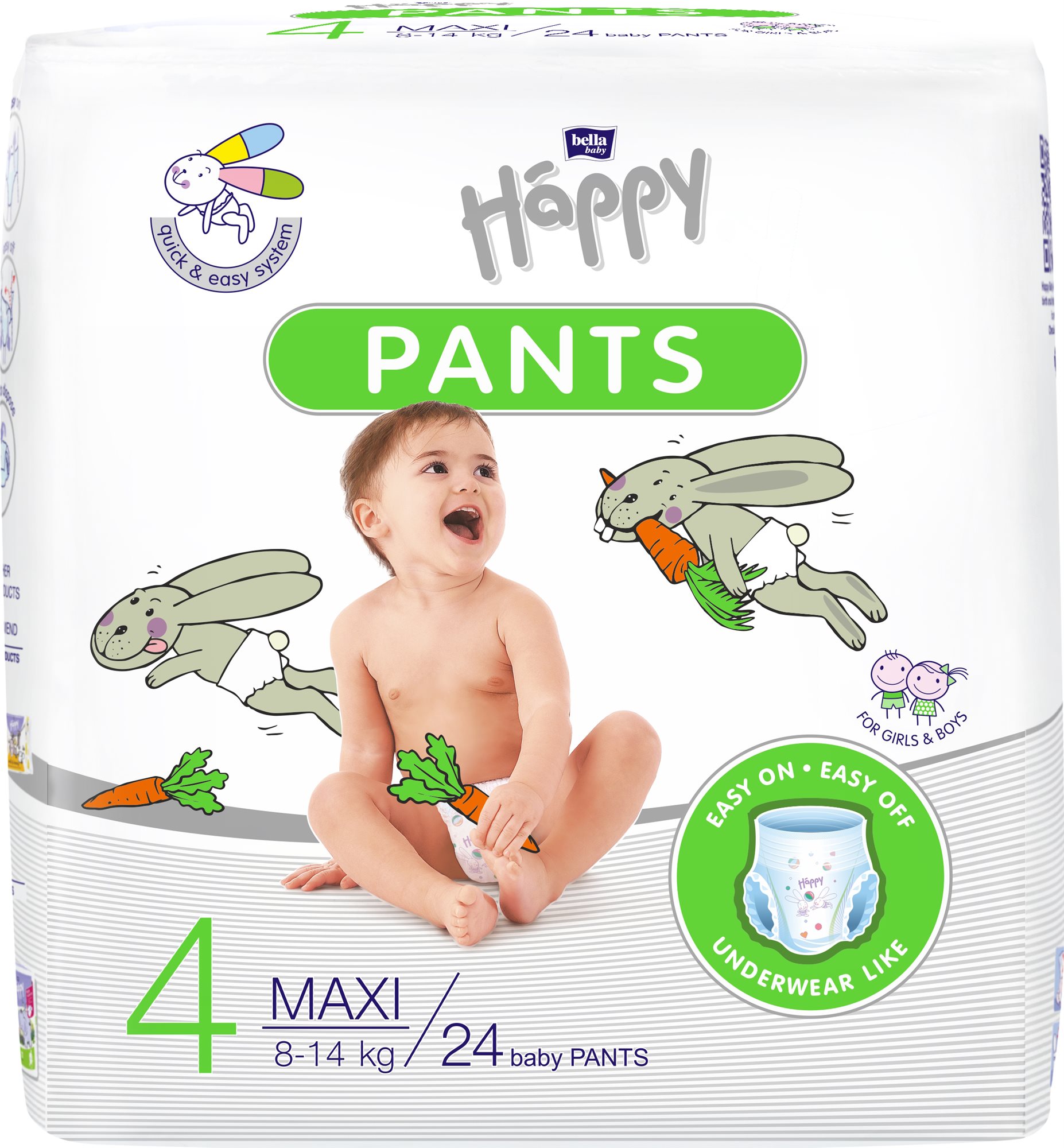 Bella Happy Pants Maxi 24 ks