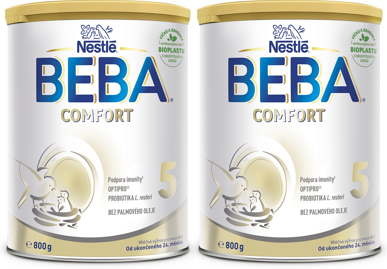 BEBA COMFORT 5, mlieko pre malé deti, 2× 800 g