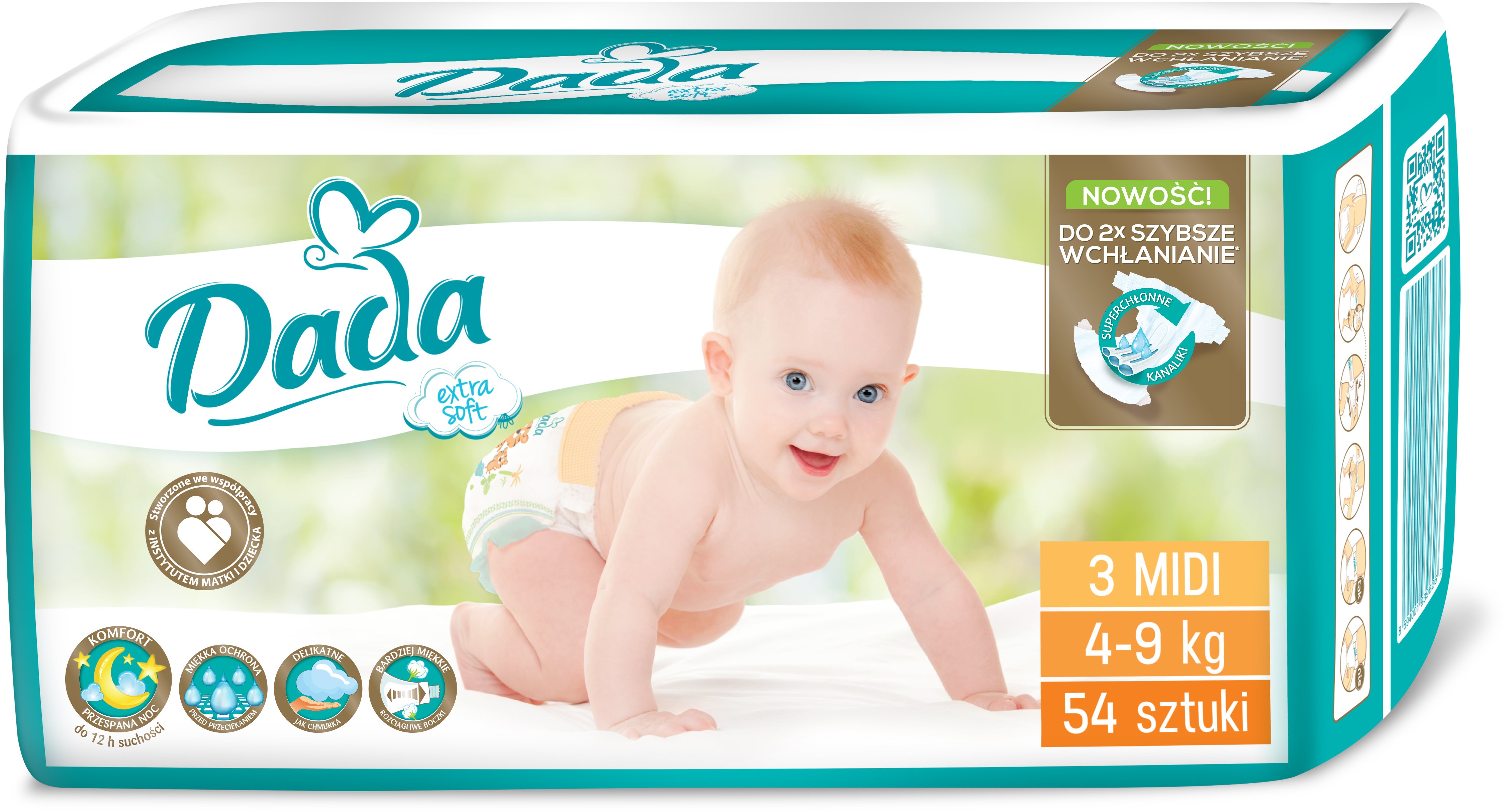 DADA Extra Soft MIDI 3, 54 ks