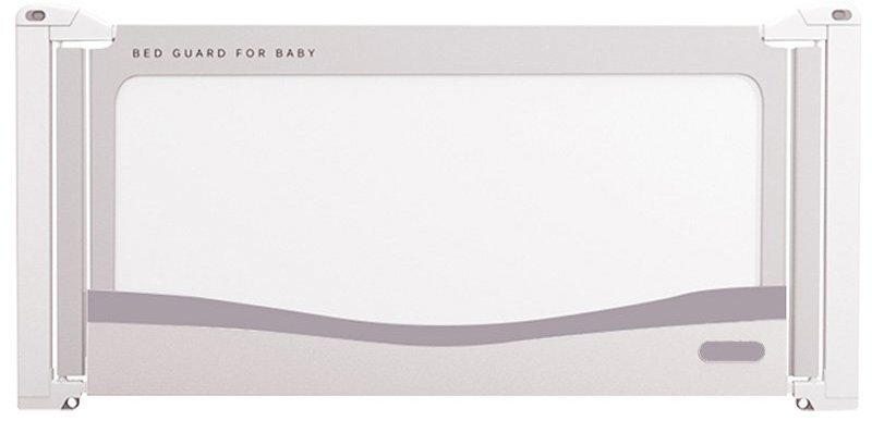 iMex Zábrana na posteľ Premium 160 cm svetlosivá
