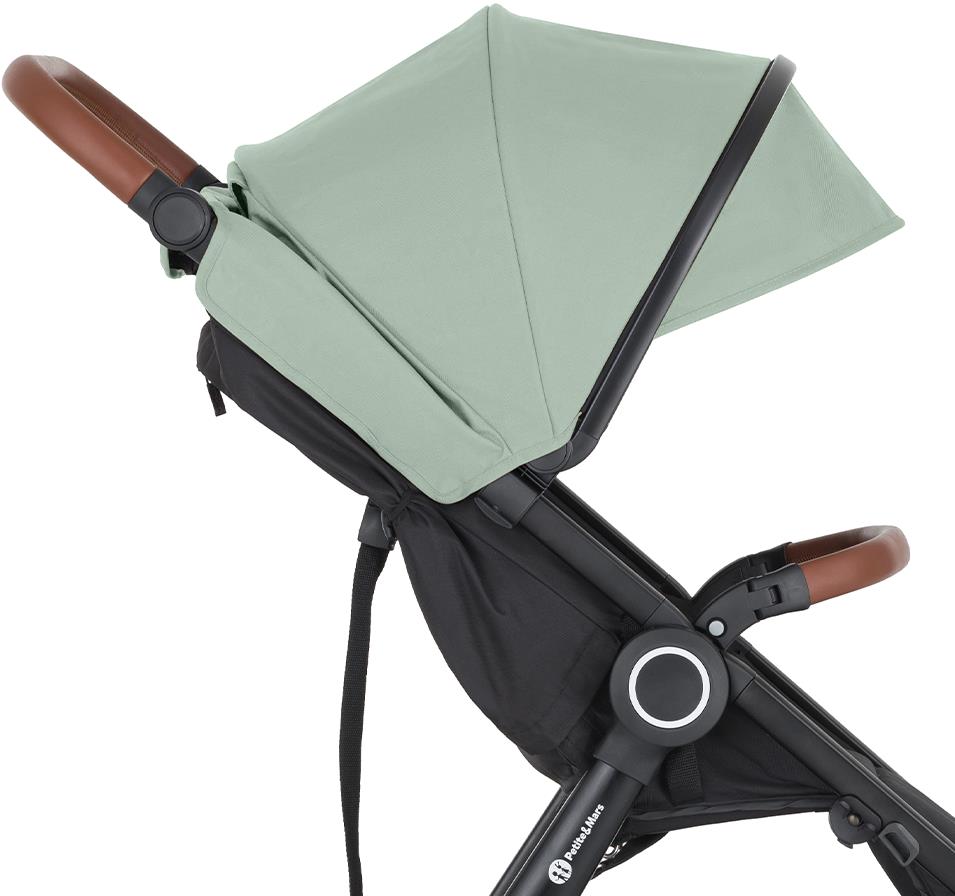 PETITE&MARS Strieška ku kočíku Street2 Iron Green
