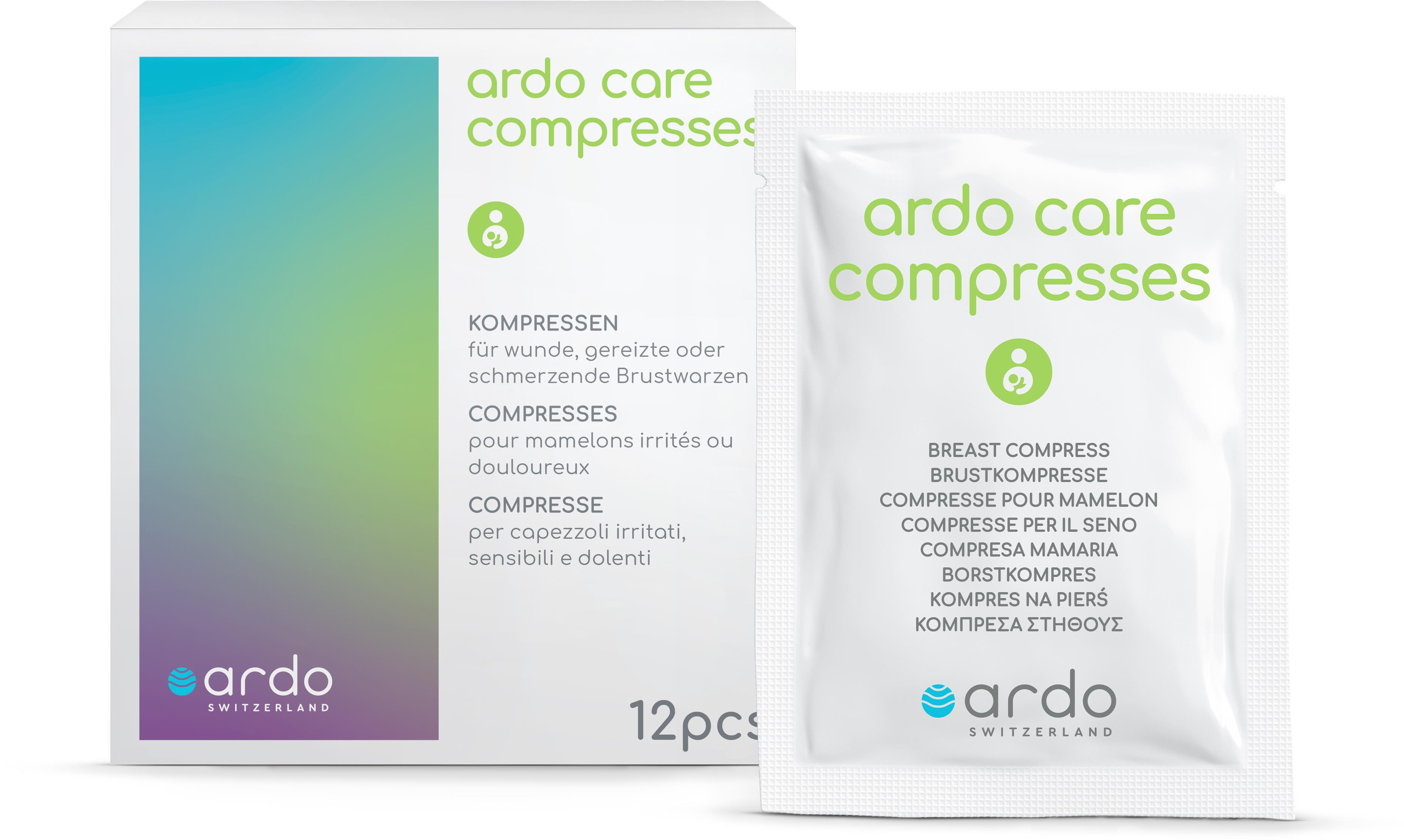 Ardo Care Compresses vankúšiky na prsia s prírodným balzamom 12 ks