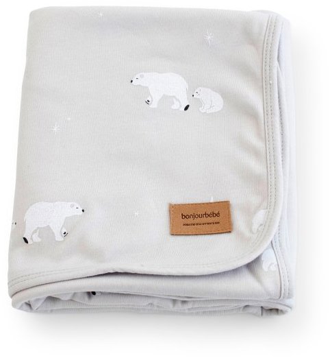 Bonjourbébé Detská bavlnená deka Polaris Grey