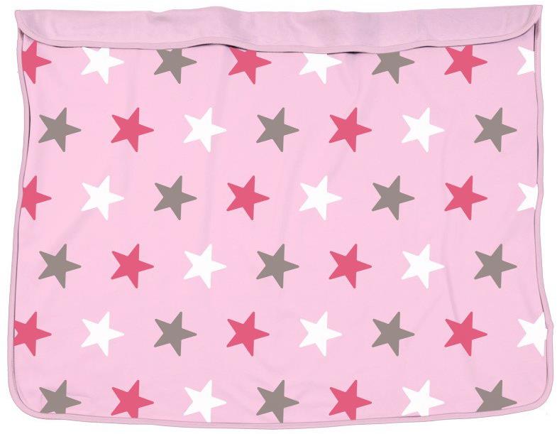 Dooky Blanket Baby Pink/Pink Stars