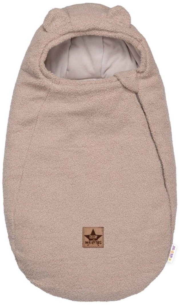 Baby Nellys Teplučký fusak Baránok exclusiv, 85 × 50 cm, béžový