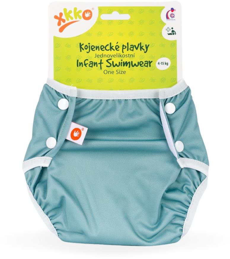 XKKO Jednoveľkostné dojčenské plavky Granite Green