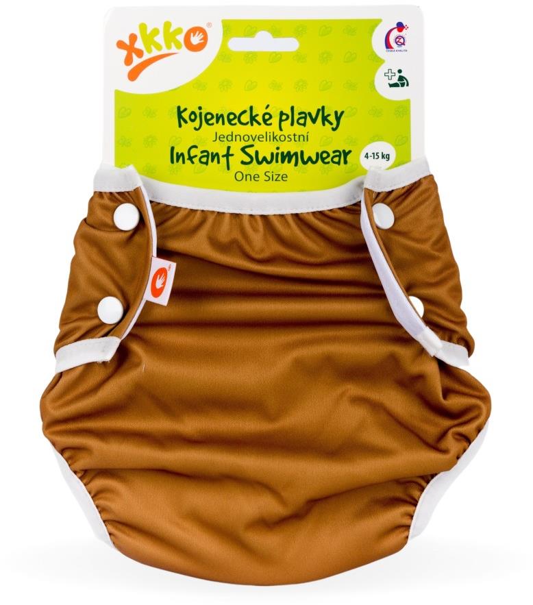 XKKO Jednoveľkostné dojčenské plavky Honey Mustard