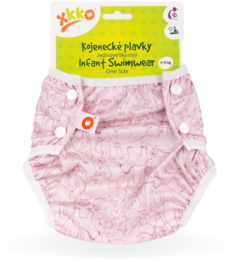 XKKO Jednoveľkostné dojčenské plavky Safari Mesa Rose