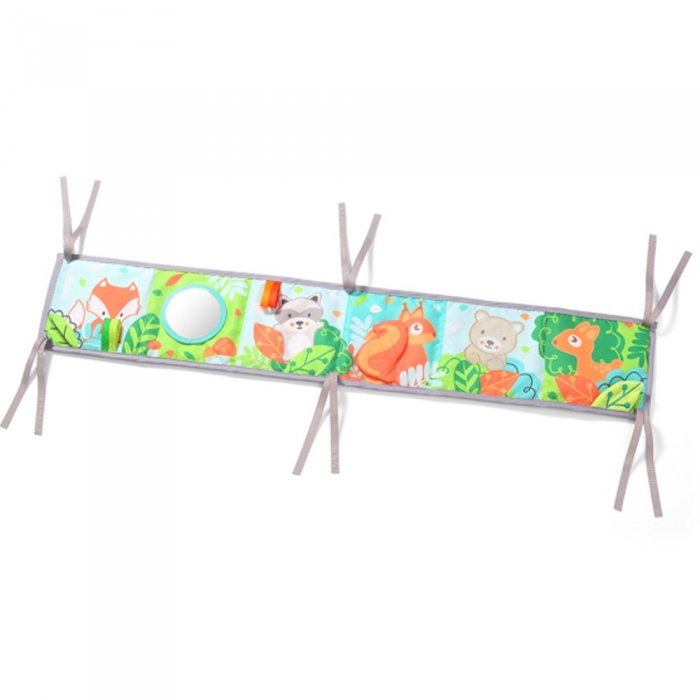 BabyOno Oboustranná kontrastní knížka pro miminko Friendly Forest