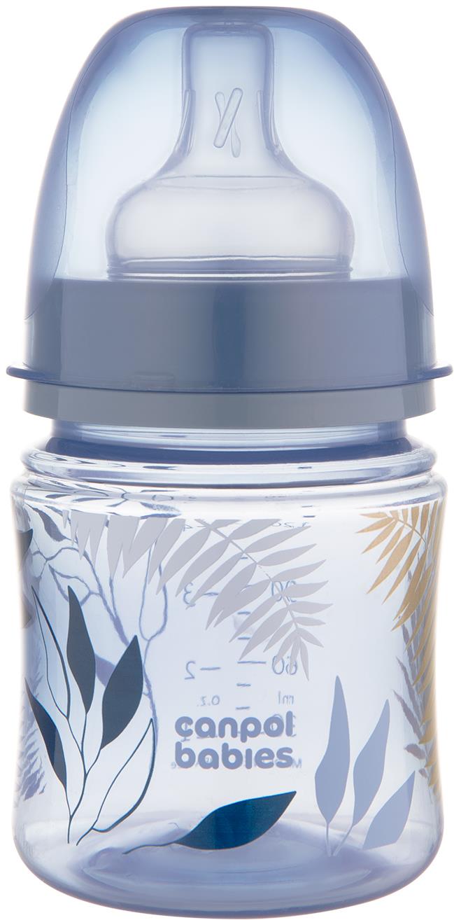 Canpol babies Antikoliková fľaša EasyStart Gold 120 ml modrá