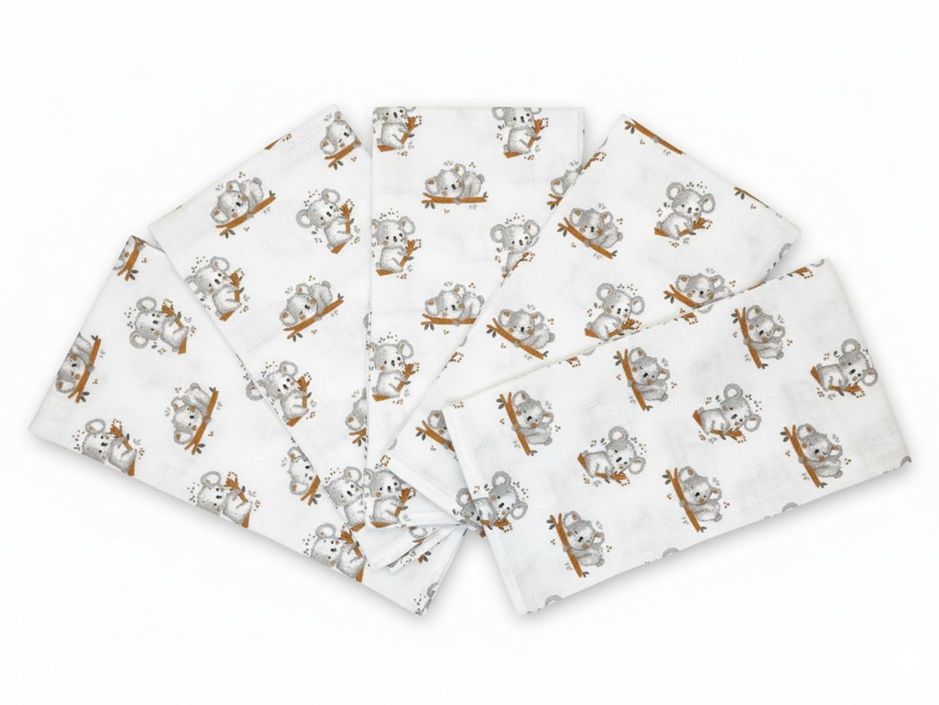 Prem International Látková plienka 70 × 70 cm Koala chlapec (balenie 5 ks)