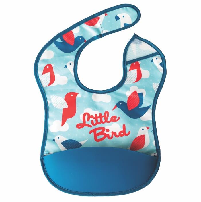 Tiny Twinkle Podbradník so silikónovým vreckom Little Bird
