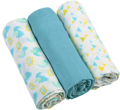 BabyOno Mušelínové plienky modré