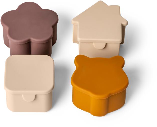 Citron Silikónové organizéry na potraviny Beige/Plum/Caramel