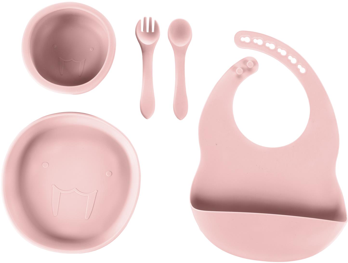 Zopa Detská jedálenská súprava Old Pink