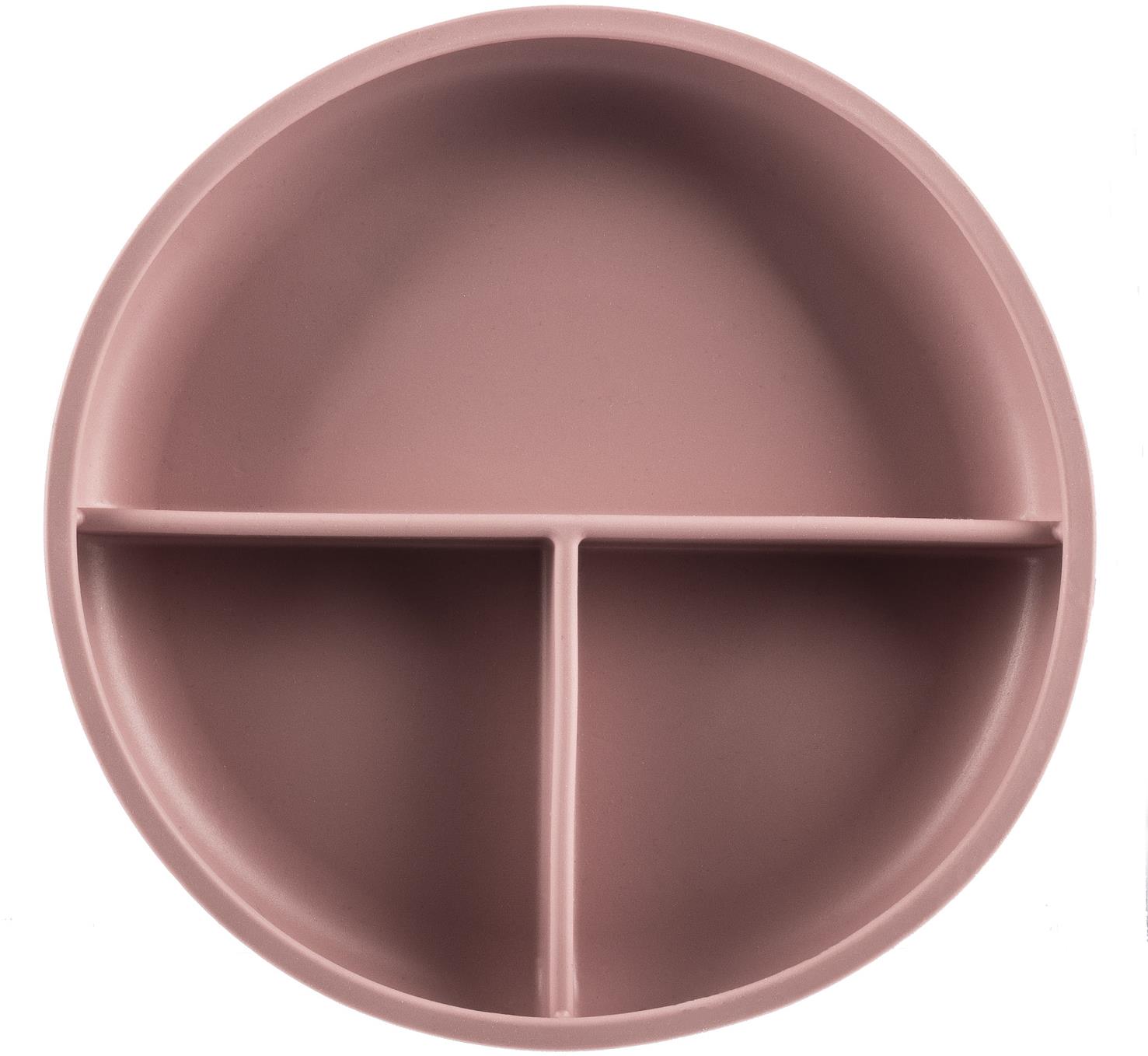 Zopa Delený tanierik s prísavkou Old Pink