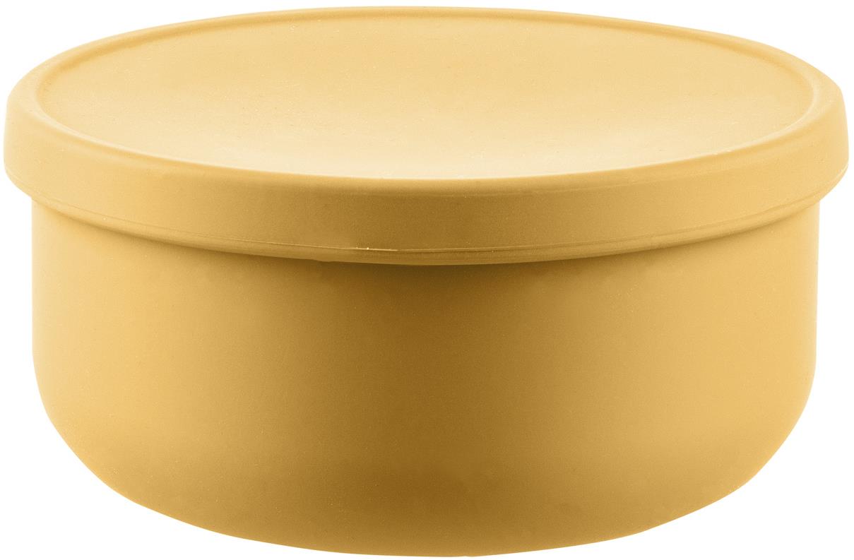 Zopa Miska s viečkom Mustard Yellow