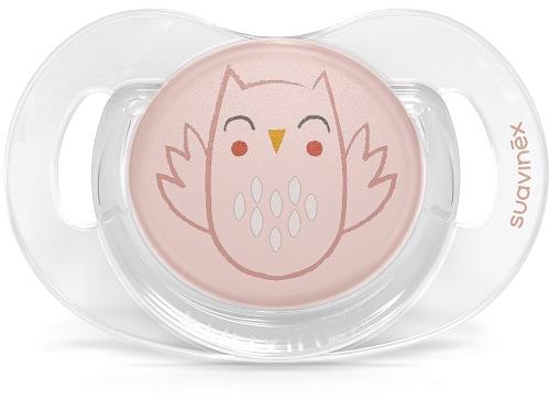 Suavinex Bonhomia sx na anatomický 0 – 6 m sovička ružová