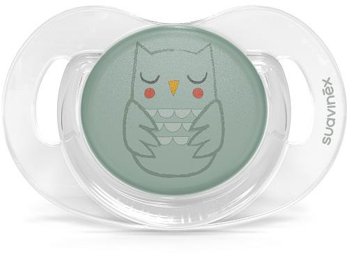 Suavinex Bonhomia sx na anatomický 0 – 6 m sovička zelená