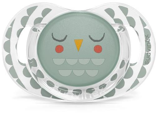 Suavinex Bonhomia fyziologický 18 m + sovička zelená