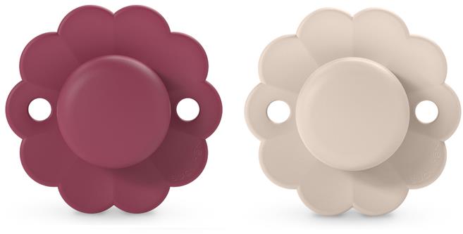 Suavinex Wonder sx pro fyziologický 6-18 m 2 ks Viva Magenta + Mauve Chalk