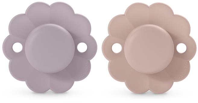 Suavinex Wonder sx na fyziologický 6 – 18 m 2 ks Mist Lavender + Pale Mauve