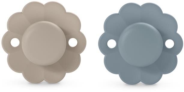 Suavinex Wonder sx pro fyziologický 6-18 m 2 ks Gray Clouds + Spring Lake