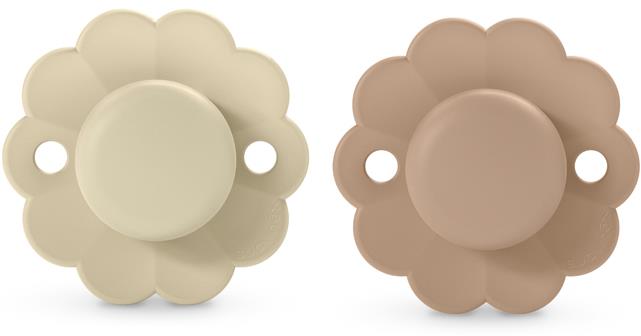 Suavinex Wonder sx pro fyziologický 0-6 m 2 ks Whitecap Gray + Cork