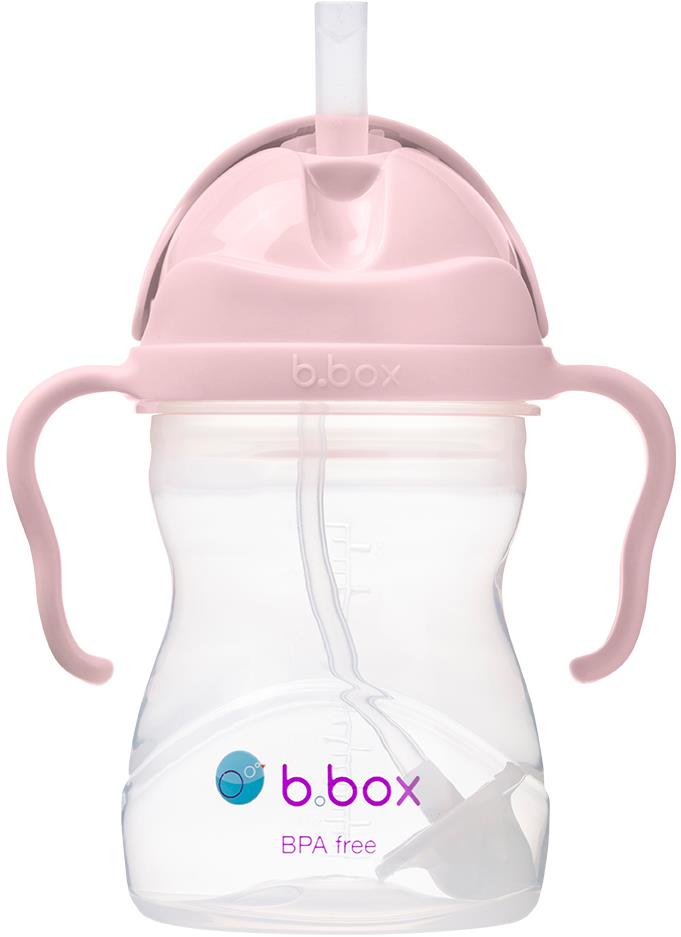 b.box Hrnček so slamkou Gelato ružový 240 ml