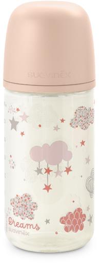 Suavinex Dreams fyziologická SX PRO 0m+ SF 240 ml ružová