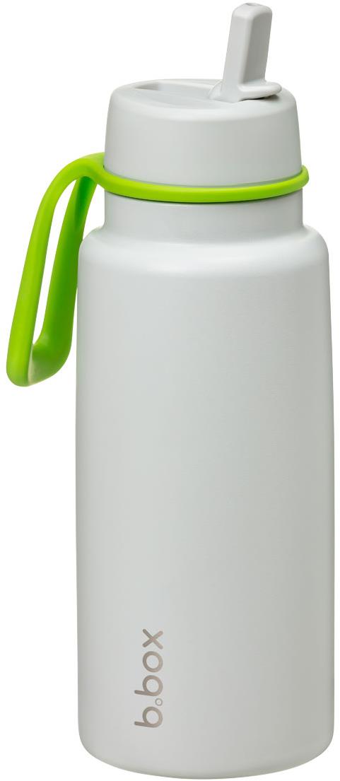 b.box Termofľaša so slamkou 1 l sivá/zelená