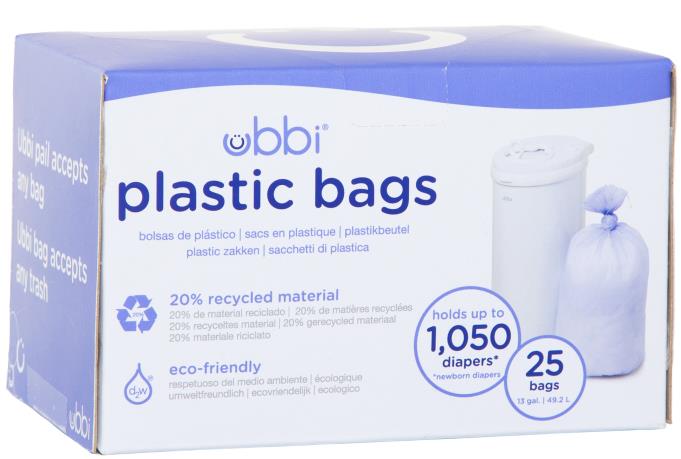 Ubbi Plastové vrecká 25 ks