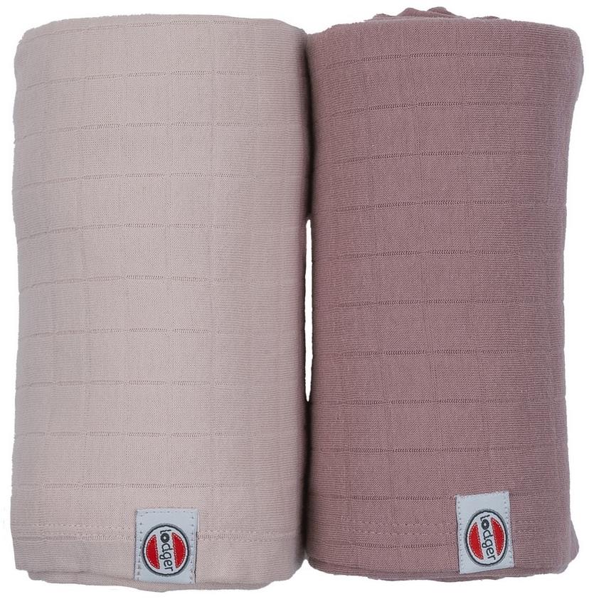 Lodger Swaddler Solid Powder/Rose