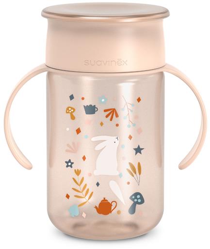 Suavinex Wonderland 360° Ružový 340 ml